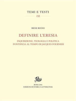 cover image of Definire l'eresia